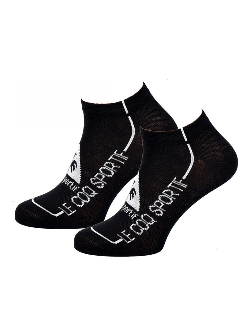 Chaussettes homme sneaker le coq sportif - pack de 12 Noir Blanc Blanc - Kiabi