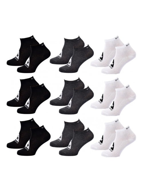 Chaussettes homme sneaker le coq sportif - pack de 9 - Kiabi