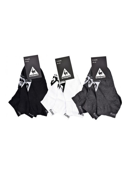 Chaussettes homme sneaker le coq sportif - pack de 9 - Kiabi