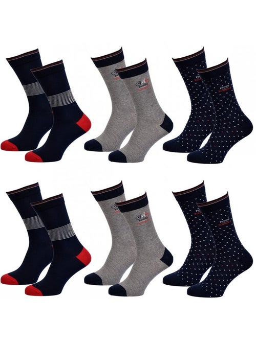 Chaussettes Homme TWINDAY - Pack de 6 - Kiabi Chaussettes Homme TWINDAY - Pack de 6 - Kiabi