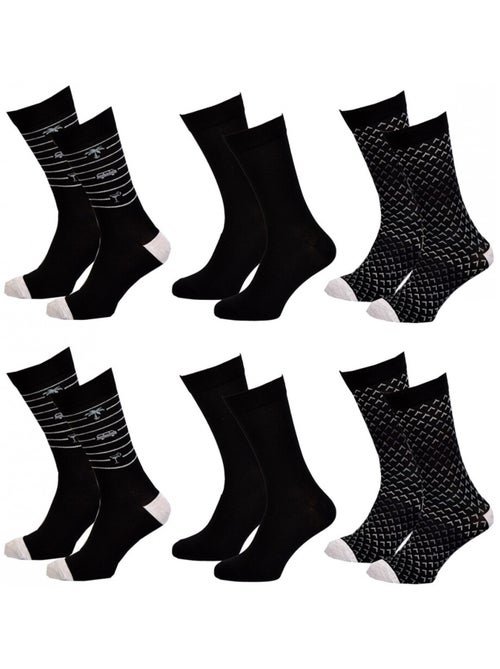 Chaussettes Homme TWINDAY - Pack de 6 - Kiabi Chaussettes Homme TWINDAY - Pack de 6 - Kiabi