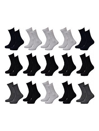 Chaussettes Homme TWINDAY SPORT -Assortiment modèles photos selon arrivages - Pack de 15