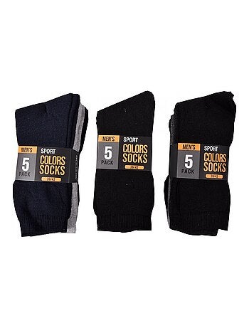 Chaussettes Homme TWINDAY SPORT -Assortiment modèles photos selon arrivages - Pack de 15