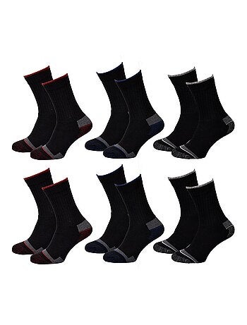 Chaussettes Homme TWINDAY SPORT -Assortiment modèles photos selon arrivages - Pack de 6