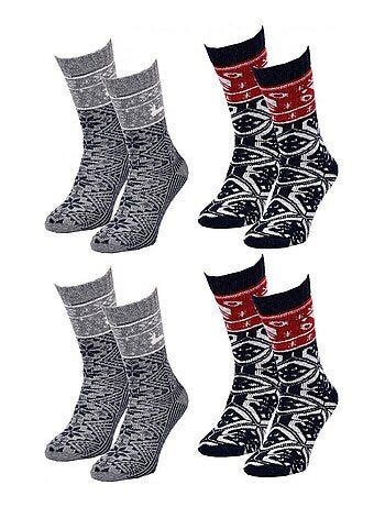 Chaussettes Homme WINTER SOCKS - Pack de 4