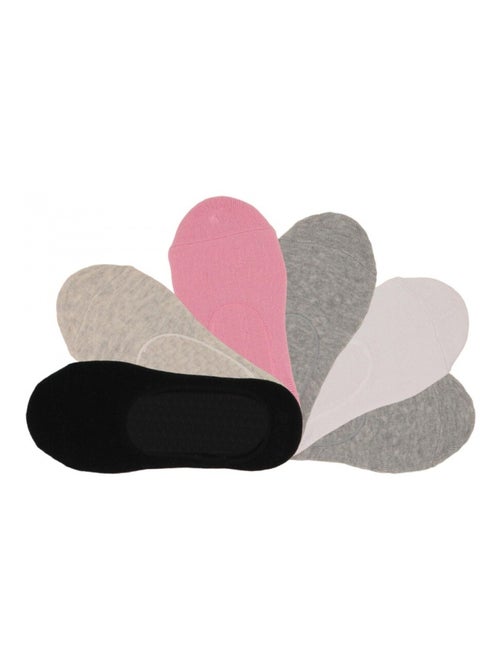 Chaussettes invisibles fille lot de 6 - Kiabi Chaussettes invisibles fille lot de 6 - Kiabi