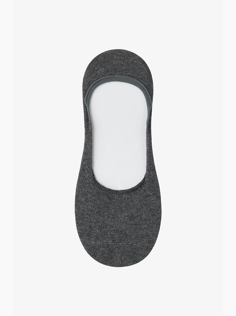 Chaussettes invisibles homme helios penti Noir Gris - Kiabi