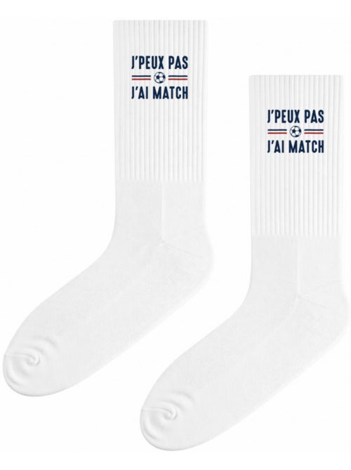 Chaussettes JE PEUX PAS J'AI MATCH - Kiabi