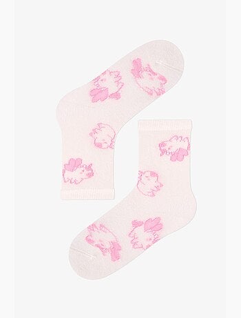 Chaussettes mi-hautes fille capycorn motif licorne, lot de 2 penti