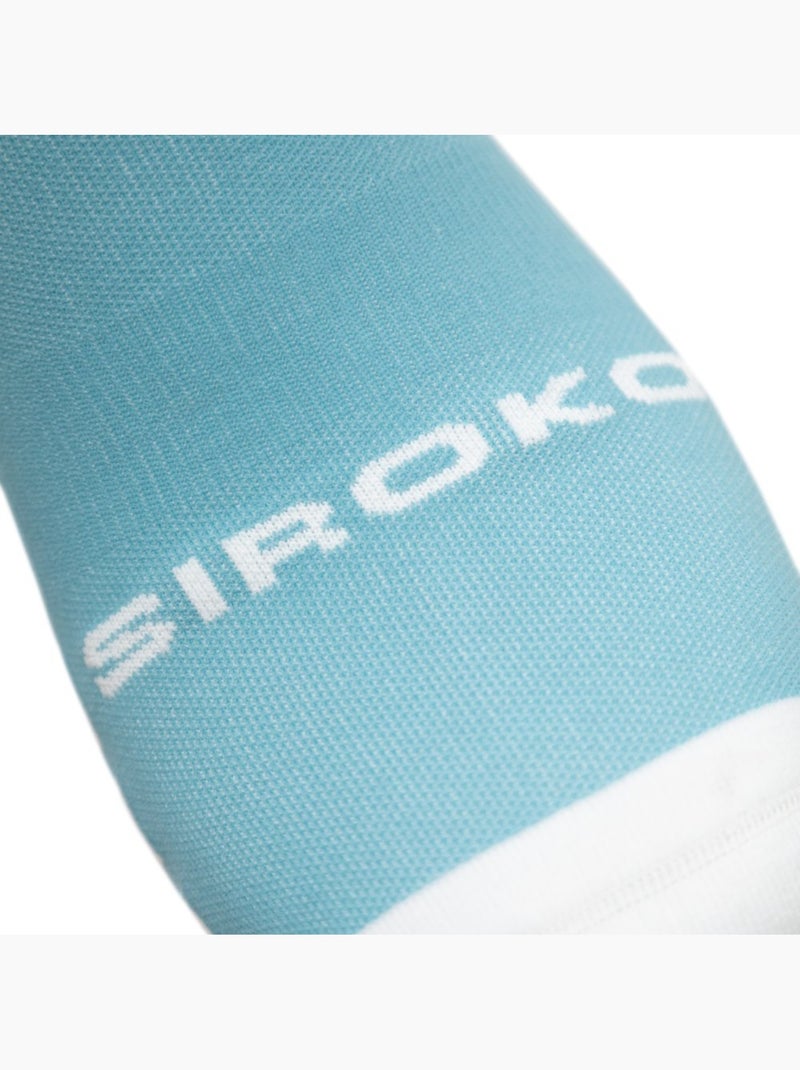 Chaussettes mi-mollet cyclisme gravel cyclisme homme et femme gs2 Bleu - Kiabi