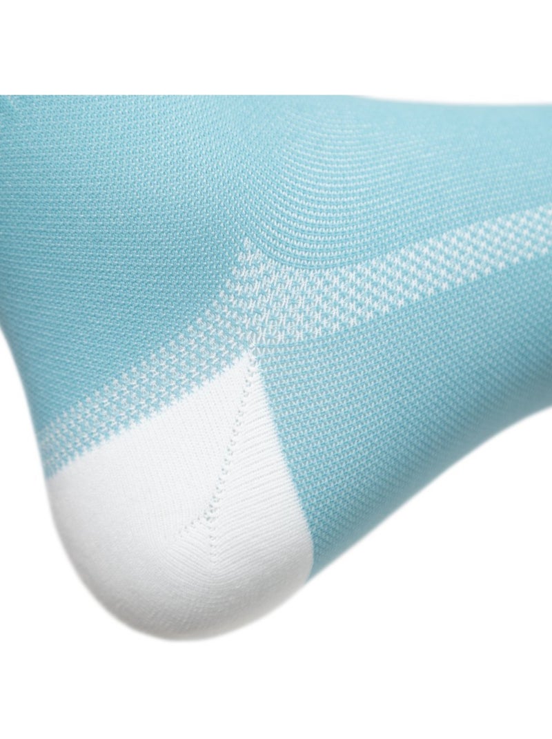 Chaussettes mi-mollet cyclisme gravel cyclisme homme et femme gs2 Bleu - Kiabi
