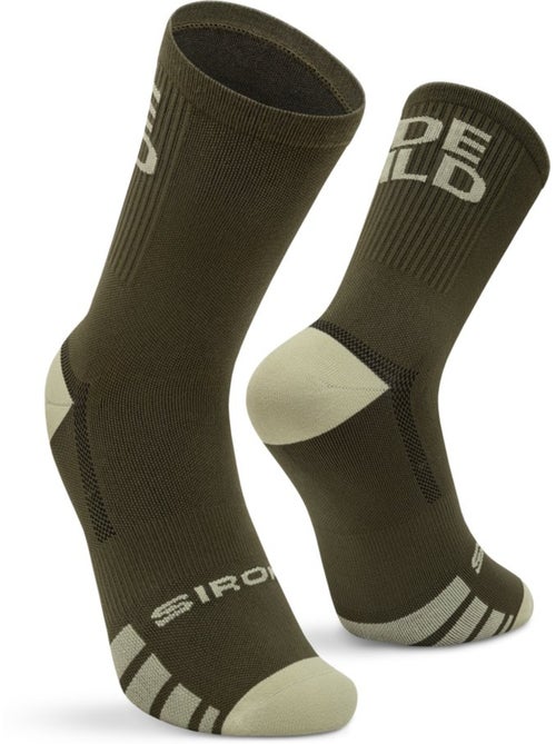 Chaussettes mi-mollet cyclisme gravel cyclisme homme et femme gs2 - Kiabi