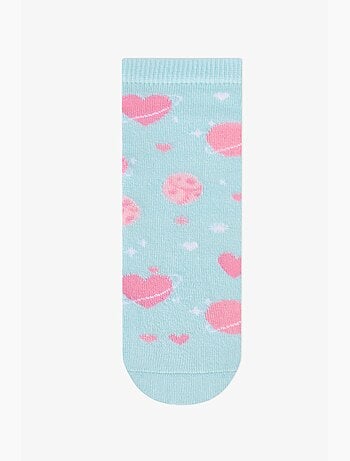 Chaussettes mi-mollet fille 2 paires motif caticorn galaxy unicorn penti