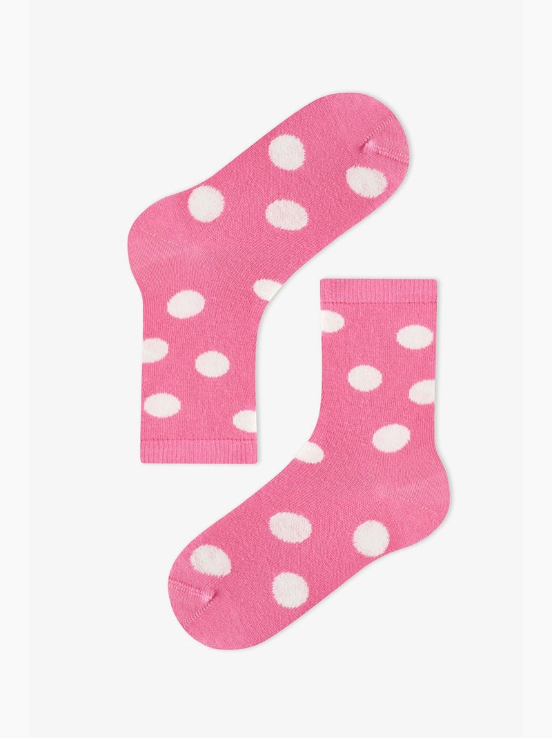 Chaussettes mi-mollet fille loving unicorn, paire penti Rose - Kiabi