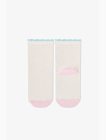 Chaussettes mi-mollet fille unicorn fantasy lot de 2 en coton penti