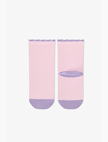Chaussettes mi-mollet fille unicorn fantasy lot de 2 en coton penti