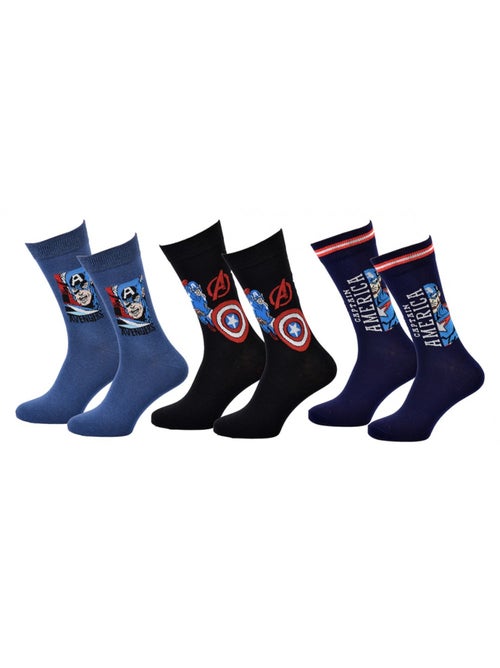 Chaussettes Pack Cadeaux Homme LICENCE - Pack de 3 - Kiabi Chaussettes Pack Cadeaux Homme LICENCE - Pack de 3 - Kiabi
