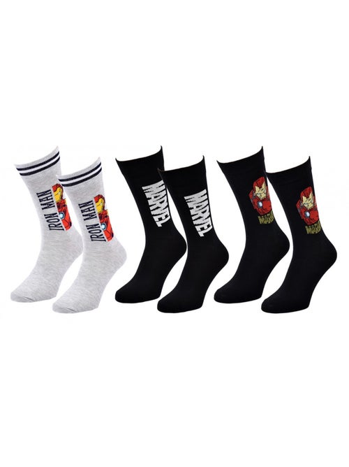 Chaussettes Pack Cadeaux Homme LICENCE - Pack de 3 - Kiabi Chaussettes Pack Cadeaux Homme LICENCE - Pack de 3 - Kiabi