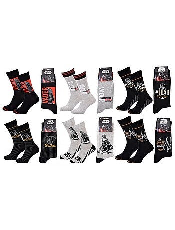 Chaussettes Pack Cadeaux Homme LICENCE - Pack de 6