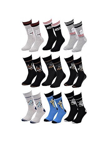 Chaussettes Pack Cadeaux Homme LICENCE - Pack de 9
