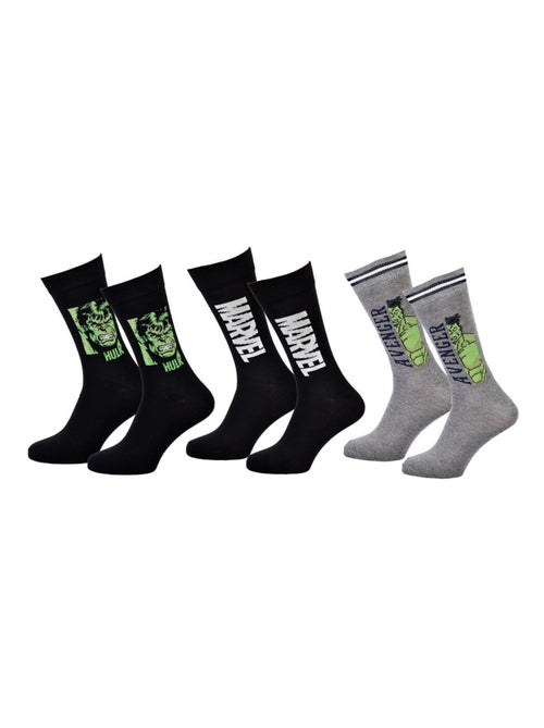 Chaussettes Pack Cadeaux Homme MARVEL AVENGERS - Pack de 3 - Kiabi Chaussettes Pack Cadeaux Homme MARVEL AVENGERS - Pack de 3 - Kiabi