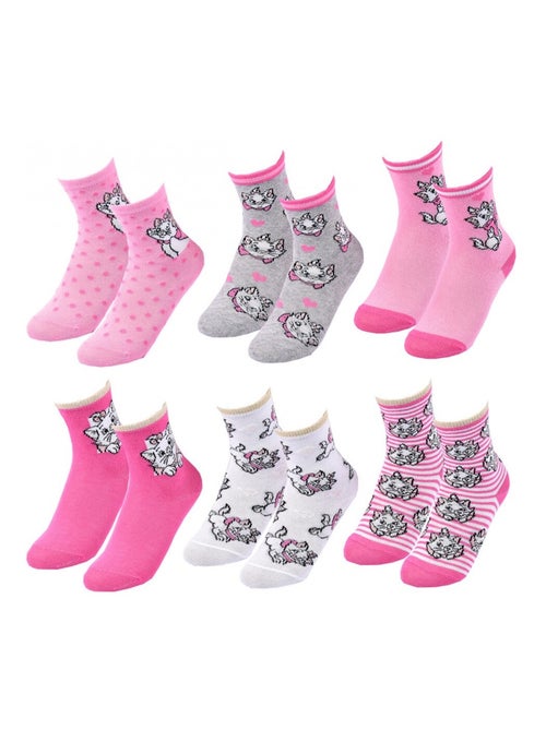 Chaussettes Pack Fille DISNEY CLASSIC - Pack de 6 - Kiabi Chaussettes Pack Fille DISNEY CLASSIC - Pack de 6 - Kiabi