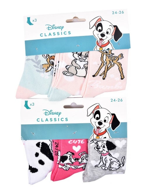 Chaussettes Pack Fille DISNEY CLASSIC - Pack de 9 - Kiabi Chaussettes Pack Fille DISNEY CLASSIC - Pack de 9 - Kiabi