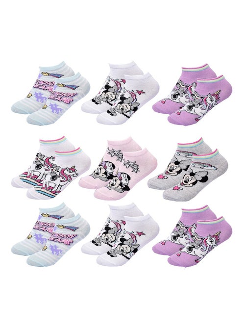 Chaussettes Pack Fille DISNEY MINNIE Pack de 9 Paires - Kiabi Chaussettes Pack Fille DISNEY MINNIE Pack de 9 Paires - Kiabi