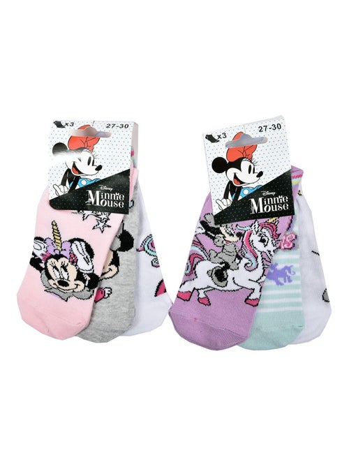 Chaussettes Pack Fille DISNEY MINNIE Pack de 9 Paires - Kiabi Chaussettes Pack Fille DISNEY MINNIE Pack de 9 Paires - Kiabi