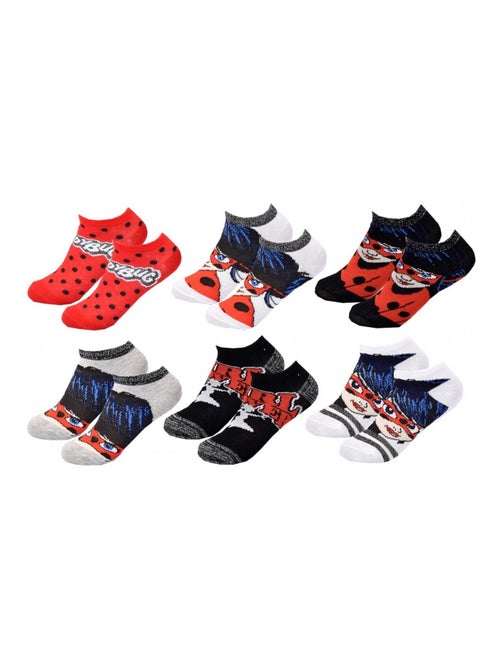 Chaussettes Pack Fille MIRACULOUS - Pack de 6 - Kiabi Chaussettes Pack Fille MIRACULOUS - Pack de 6 - Kiabi