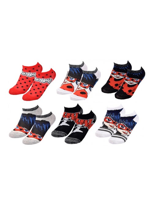 Chaussettes Pack Fille MIRACULOUS - Pack de 6 - Kiabi Chaussettes Pack Fille MIRACULOUS - Pack de 6 - Kiabi