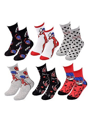 Chaussettes Pack Fille MIRACULOUS - Pack de 6