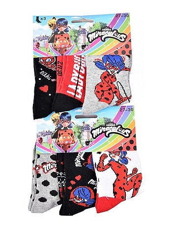 Chaussettes Pack Fille MIRACULOUS - Pack de 6