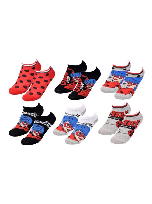 Chaussettes Pack Fille MIRACULOUS - Pack de 6 - Kiabi Chaussettes Pack Fille MIRACULOUS - Pack de 6 - Kiabi