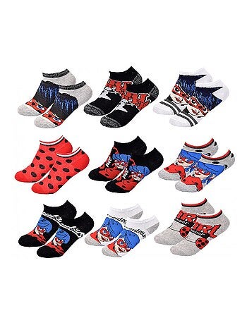 Chaussettes Pack Fille MIRACULOUS - Pack de 9