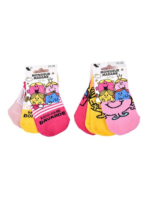 Chaussettes Pack Fille MONSIEUR MADAME - Pack de 9 - Kiabi Chaussettes Pack Fille MONSIEUR MADAME - Pack de 9 - Kiabi