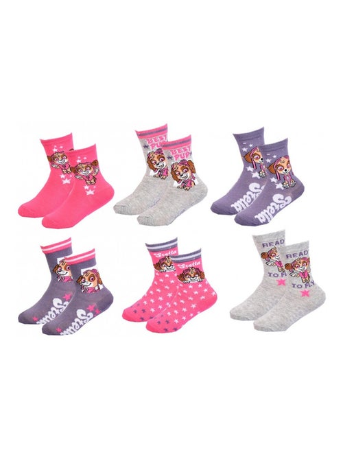 Chaussettes Pack Fille PAT PATROUILLE - Pack de 6 - Kiabi Chaussettes Pack Fille PAT PATROUILLE - Pack de 6 - Kiabi