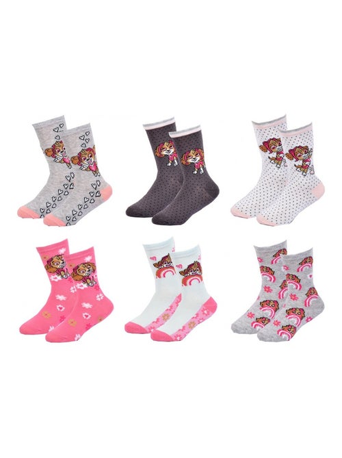 Chaussettes Pack Fille PAT PATROUILLE - Pack de 6 - Kiabi Chaussettes Pack Fille PAT PATROUILLE - Pack de 6 - Kiabi