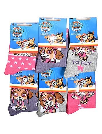 Chaussettes Pack Fille PAT PATROUILLE - Pack de 9