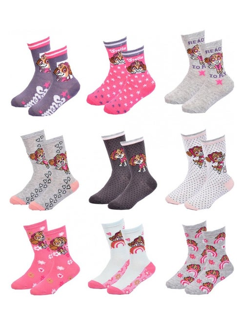 Chaussettes Pack Fille PAT PATROUILLE - Pack de 9 - Kiabi Chaussettes Pack Fille PAT PATROUILLE - Pack de 9 - Kiabi