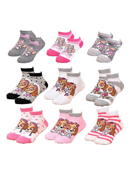 Chaussettes Pack Fille PAT PATROUILLE - Pack de 9 - Kiabi Chaussettes Pack Fille PAT PATROUILLE - Pack de 9 - Kiabi