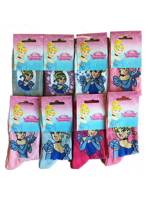 Chaussettes Pack Fille PRINCESSES DISNEY - Pack de 9 - Kiabi Chaussettes Pack Fille PRINCESSES DISNEY - Pack de 9 - Kiabi