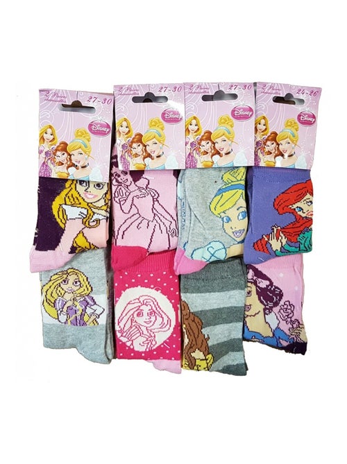 Chaussettes Pack Fille PRINCESSES DISNEY - Pack de 9 - Kiabi Chaussettes Pack Fille PRINCESSES DISNEY - Pack de 9 - Kiabi