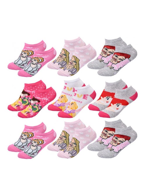 Chaussettes Pack Fille PRINCESSES DISNEY - Pack de 9 - Kiabi Chaussettes Pack Fille PRINCESSES DISNEY - Pack de 9 - Kiabi