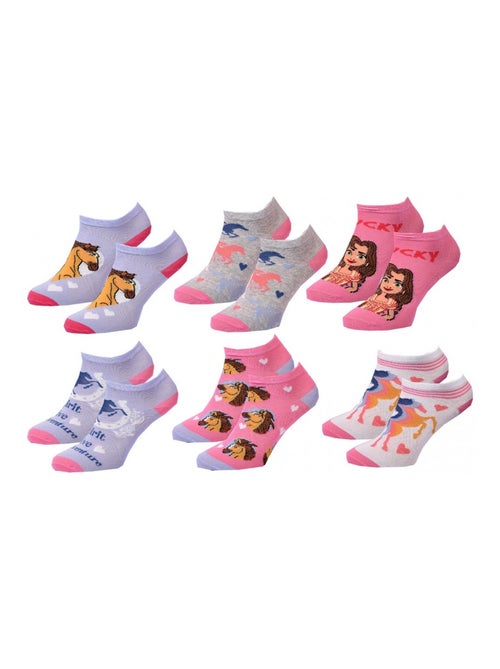 Chaussettes Pack Fille SPIRIT - Pack de 6 - Kiabi Chaussettes Pack Fille SPIRIT - Pack de 6 - Kiabi