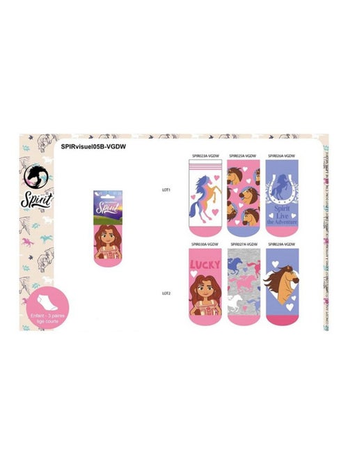 Chaussettes Pack Fille SPIRIT - Pack de 6 - Kiabi Chaussettes Pack Fille SPIRIT - Pack de 6 - Kiabi