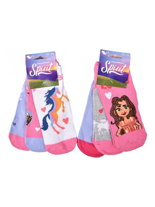 Chaussettes Pack Fille SPIRIT - Pack de 9 - Kiabi