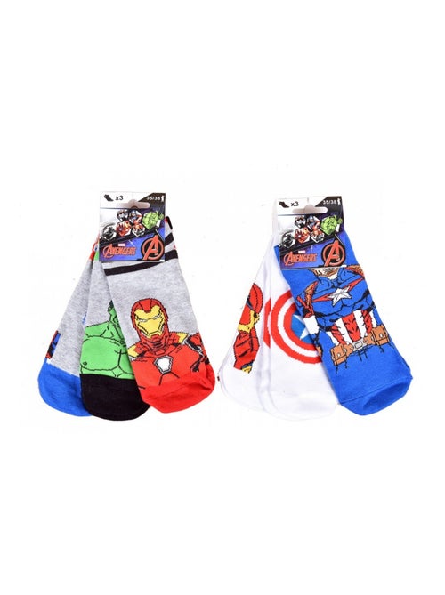 Chaussettes Pack Garçon AVENGERS - Pack de 9 - Kiabi