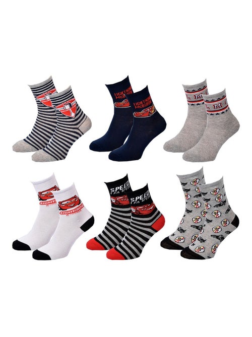 Chaussettes Pack Garçon DISNEY CARS Pack de 6 Paires - Kiabi