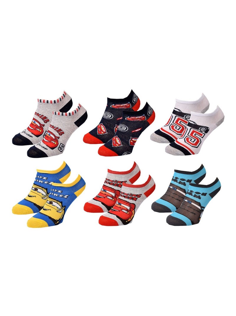 Chaussettes Pack Garçon DISNEY CARS Pack de 9 Paires Gris Multicolore Blanc - Kiabi